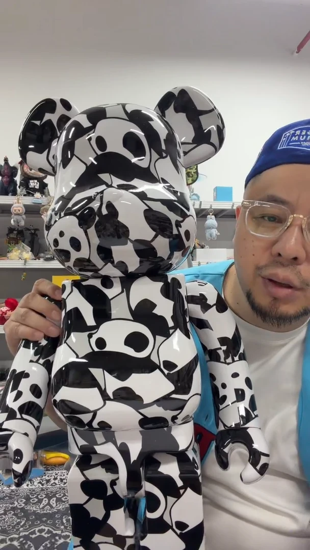 韩美林熊猫1000%