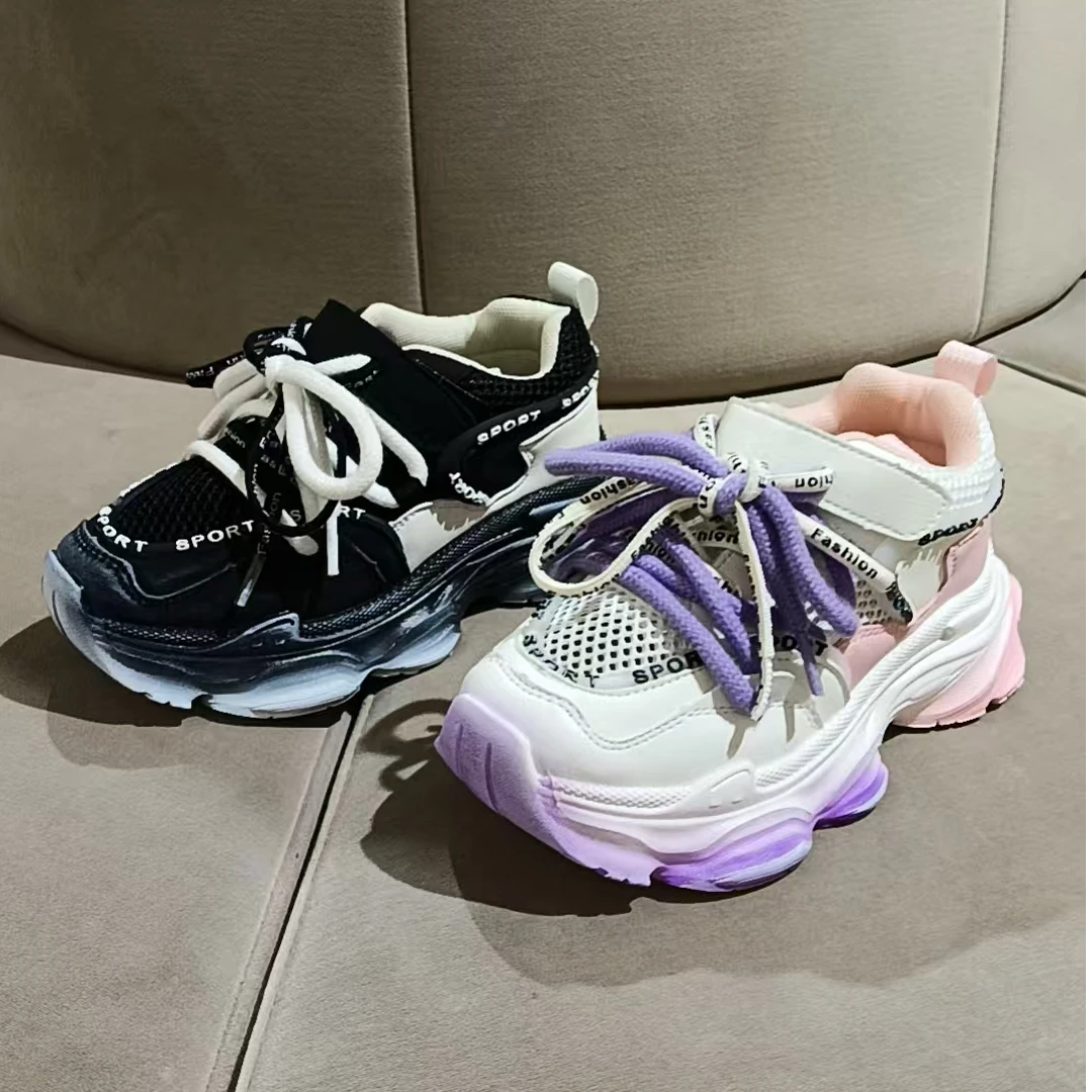 【夏季新款】356 潮童男女童超轻 运动老爹鞋 时尚 甜美 软底百搭