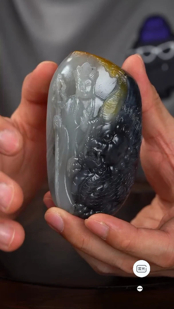 未镶嵌和田玉把件030地藏王