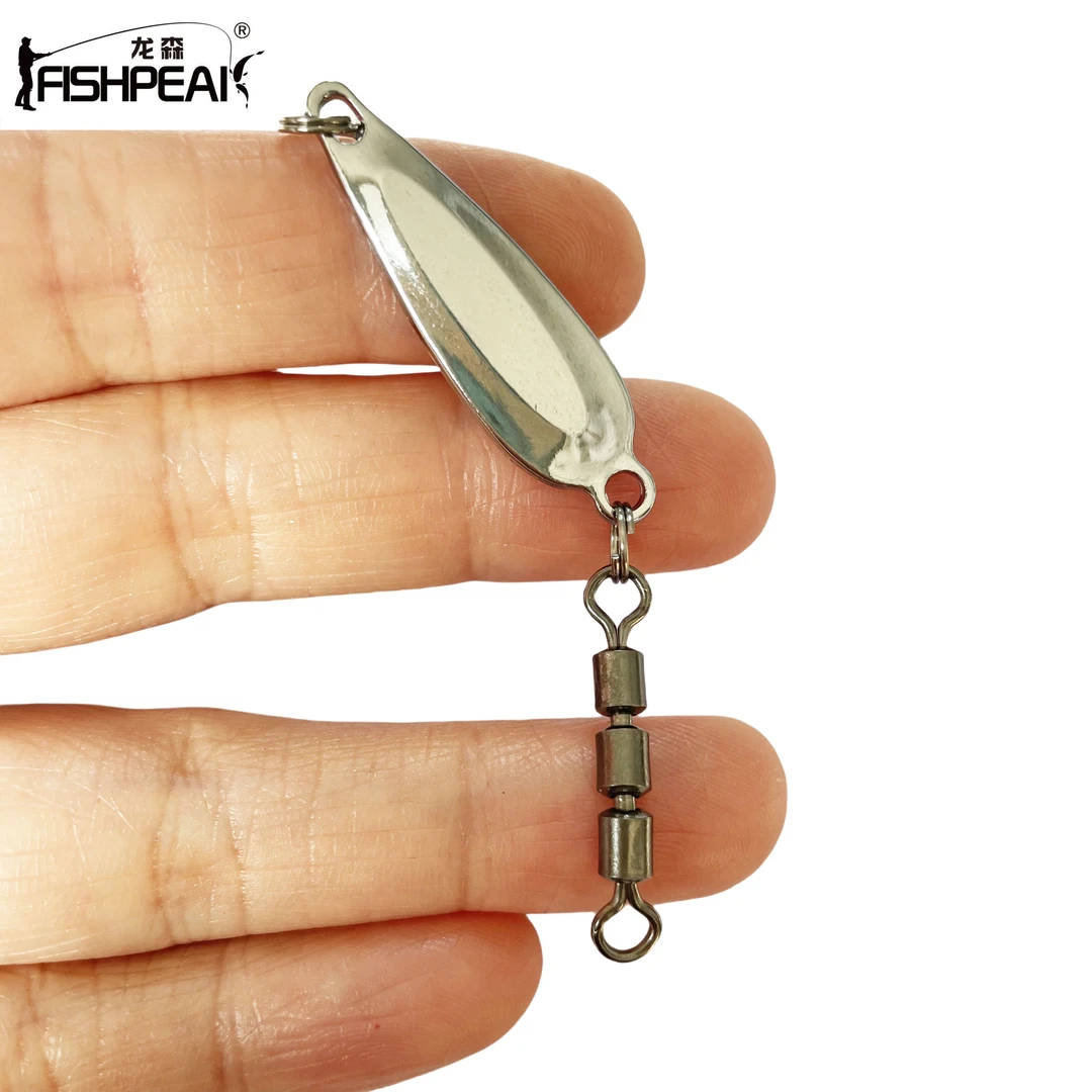 龙森金属沉水助投器5克7克10克15克远投瓜子亮片助抛器路亚连接器