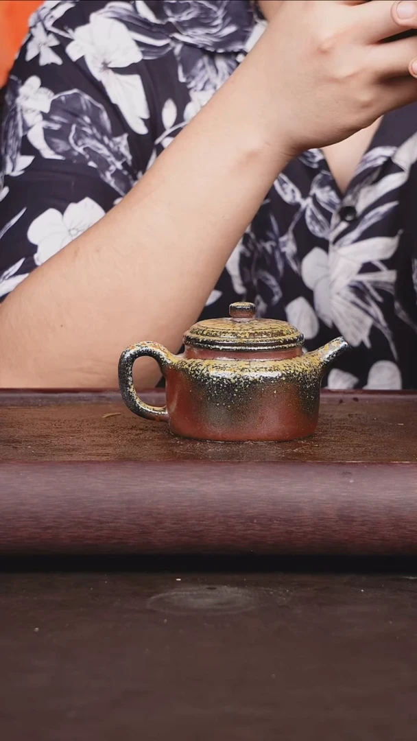 茶壶紫砂柴烧 德中