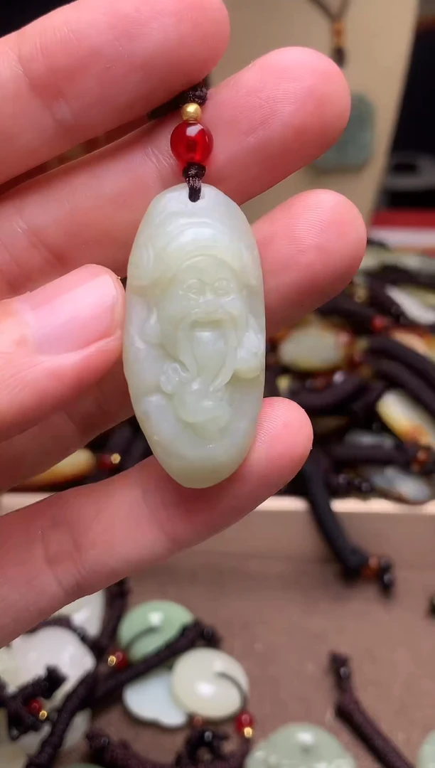 颈饰未镶嵌和田玉新疆料青海料清水和田玉吊坠