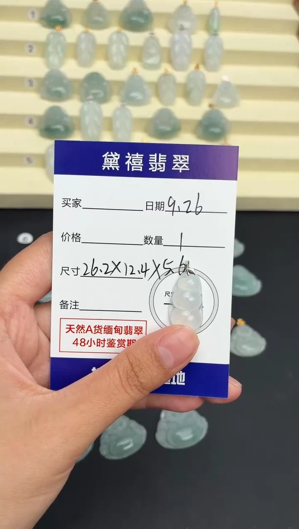 颈饰未镶嵌翡翠h****b豆子