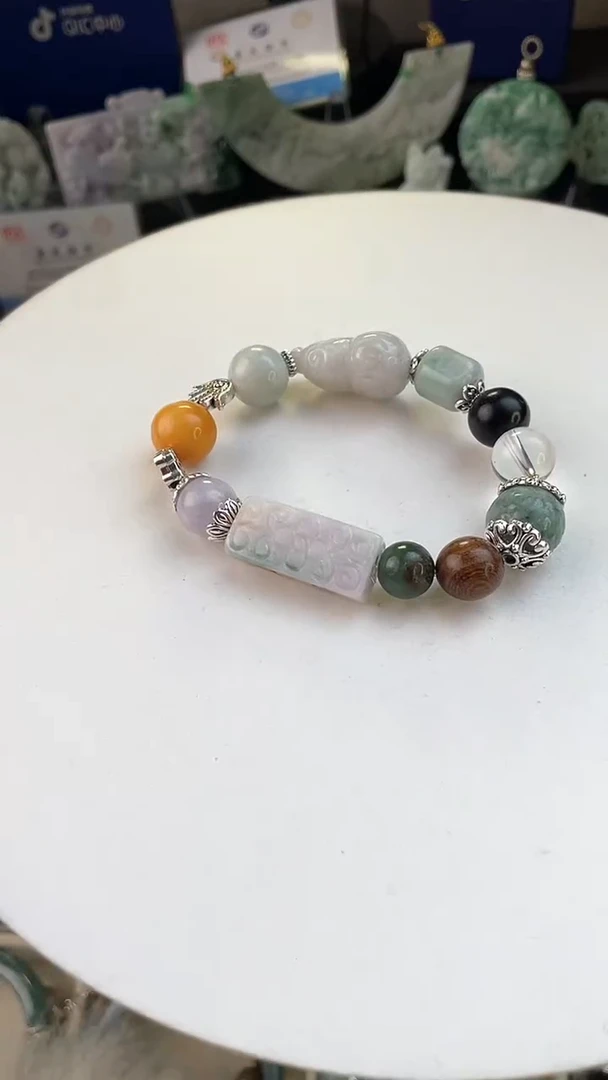 未镶嵌手链翡翠微瑕