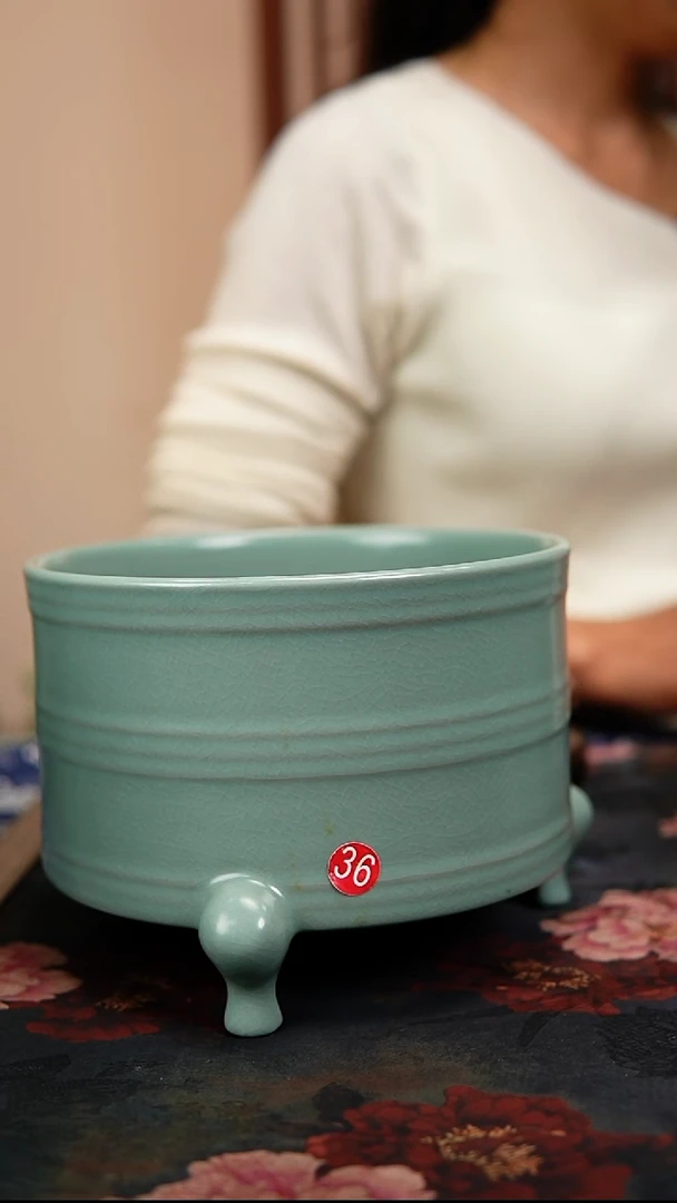 瓷片左*原产地原矿釉汝瓷