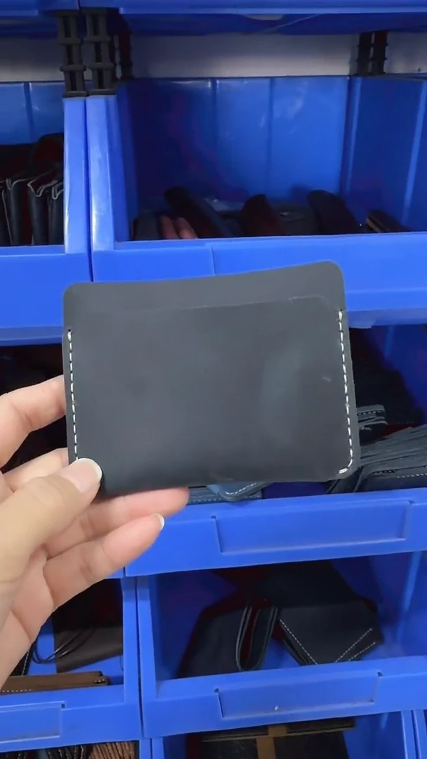 头层牛皮两个卡位卡包