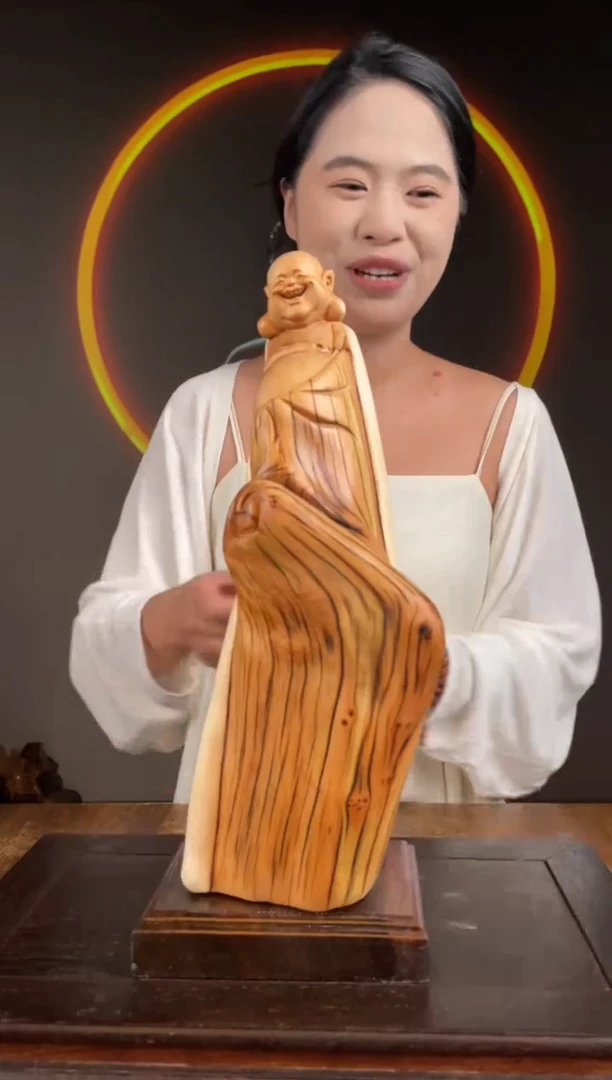 柏木（崖柏）手工摆件,先抢先得! 编号:120