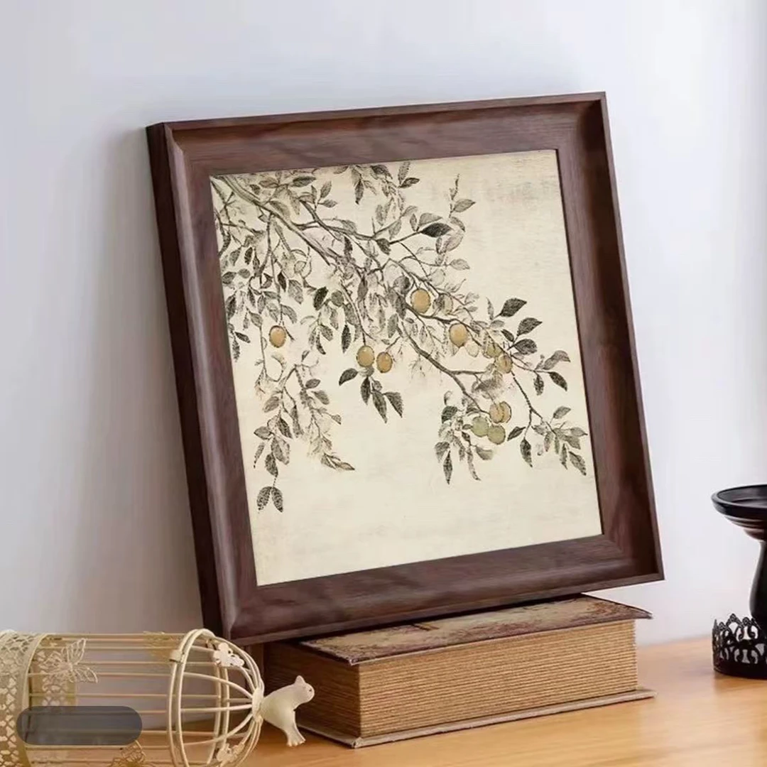 轻法式奶油风挂画客厅沙发高级感中古卧室装饰画寓意好壁画5050