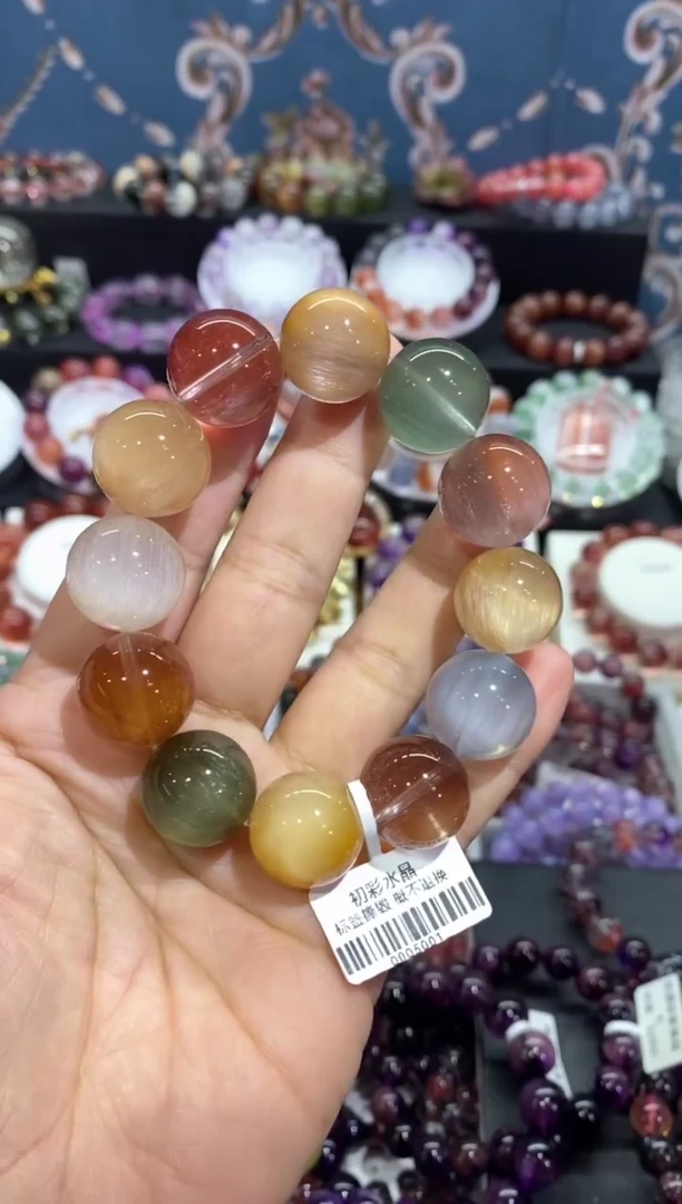 【闪购商品】水晶手串未镶嵌彩兔毛17+