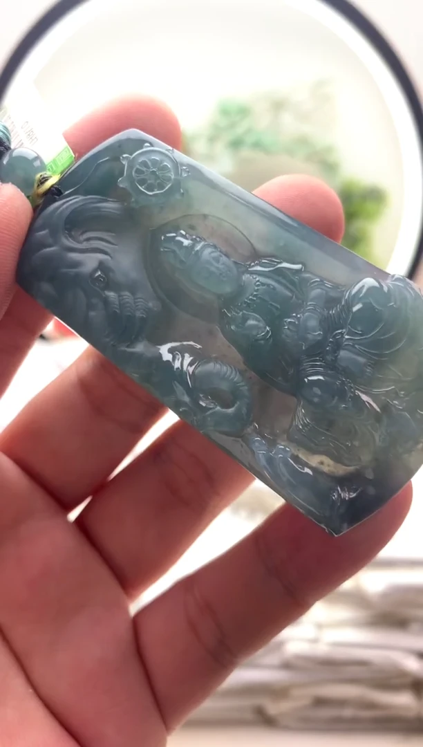 颈饰未镶嵌翡翠普贤