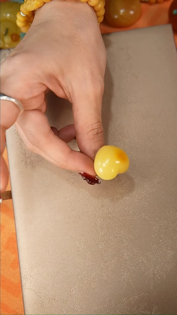 【闪购商品】琥珀戒指银S925镶嵌戒指