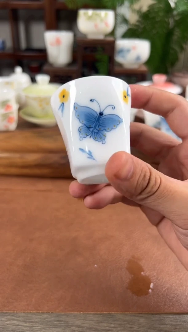 杯子高岭瓷土茶具单品上新