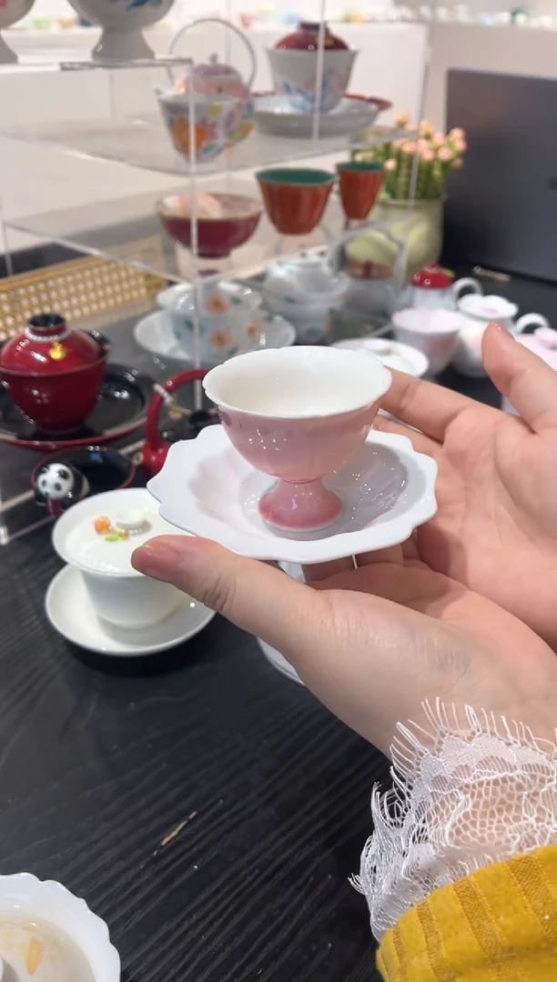 【闪购商品】茶杯+杯垫 啊哈哈哈哈哈