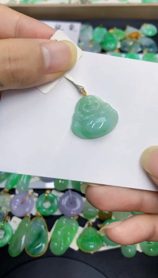 翡翠未镶嵌颈饰缅甸翡翠a货
