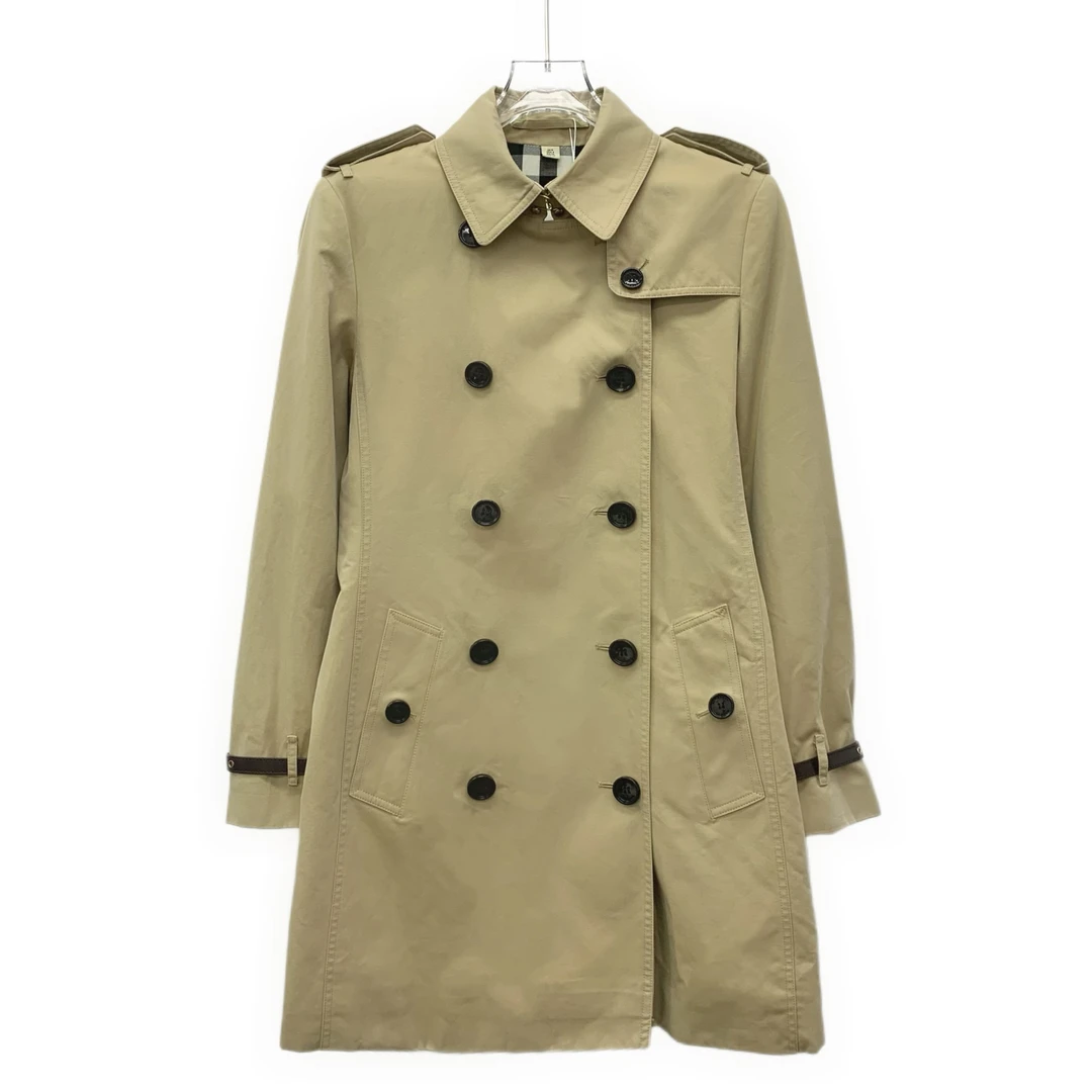 99新 BURBERRY/博柏利  IW0603  棕色棉质翻领风衣 S码