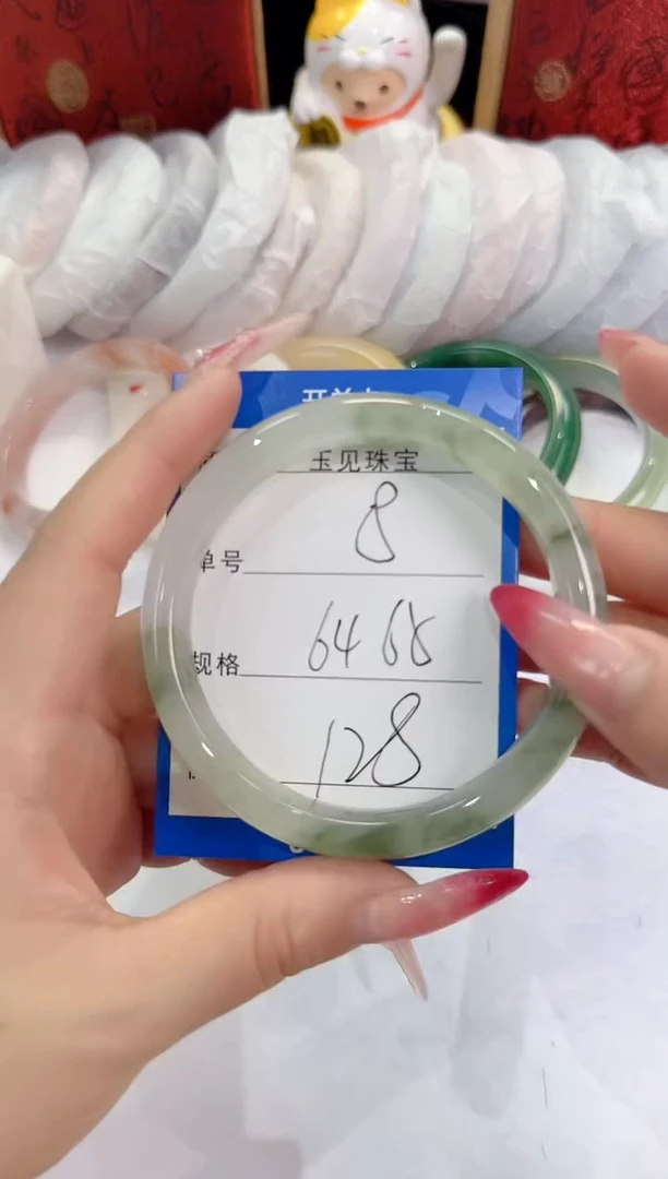 未镶嵌手镯石英质玉8