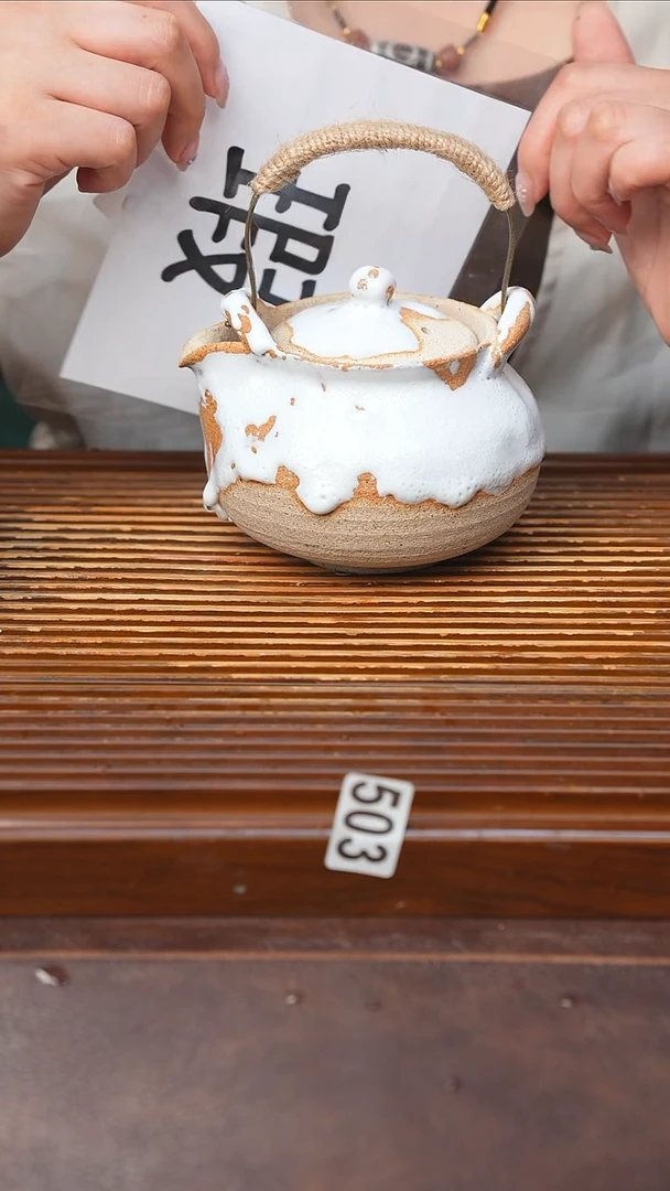 万古烧粗陶手工茶具