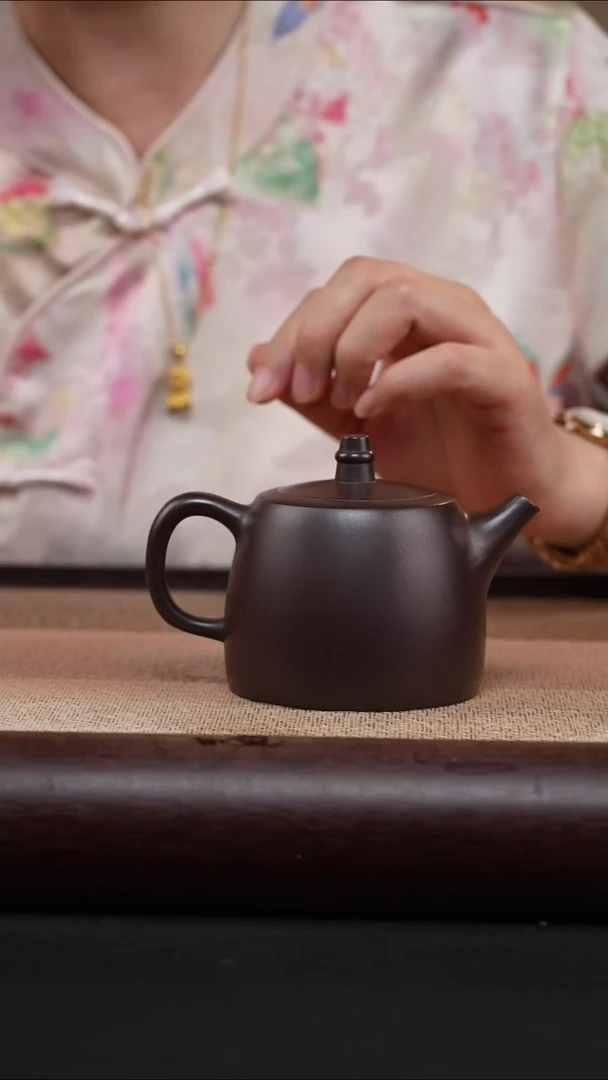 茶壶紫砂汉铎-老紫泥-MH-1604
