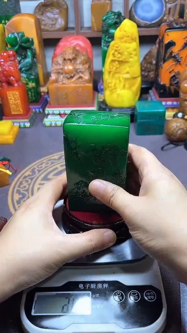 寿山石印石纯天然石料