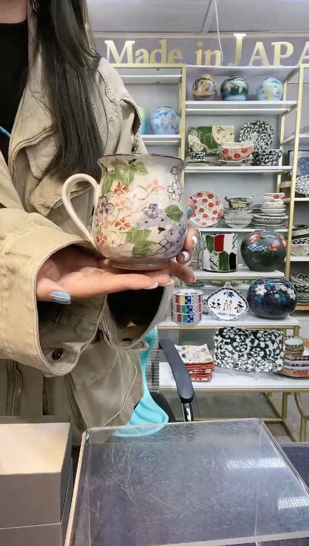 瓷清水烧马克杯一只大