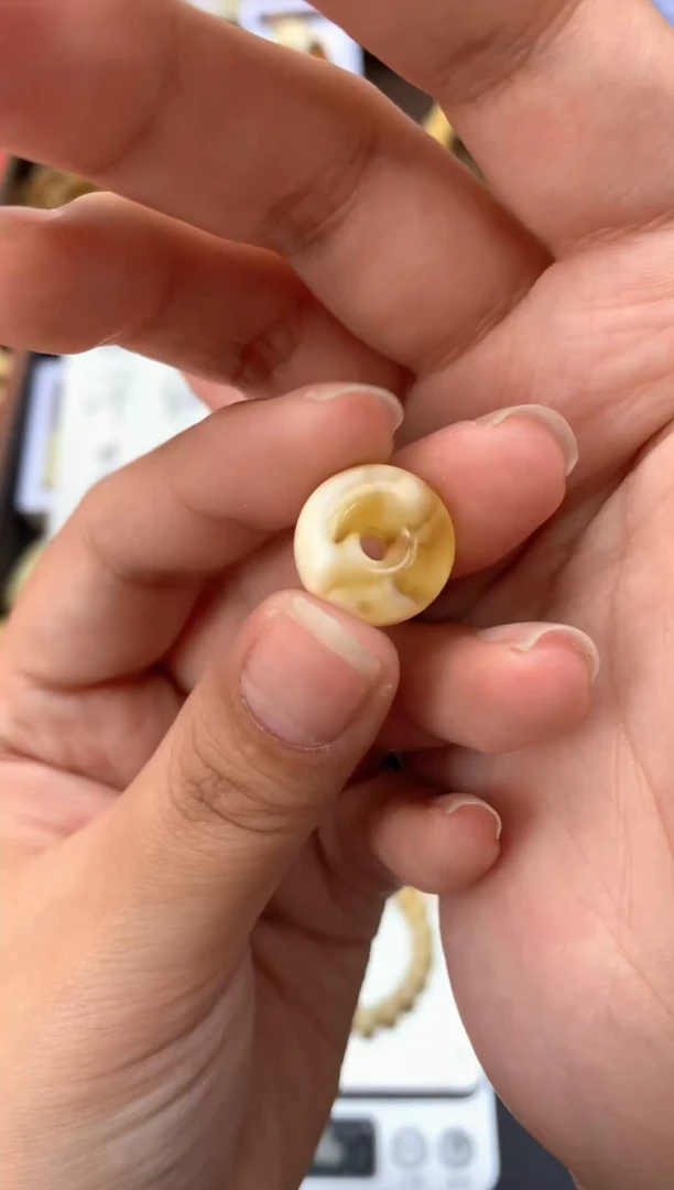 【闪购商品】琥珀珠宝奇石未镶嵌035琥珀蜜蜡花粉