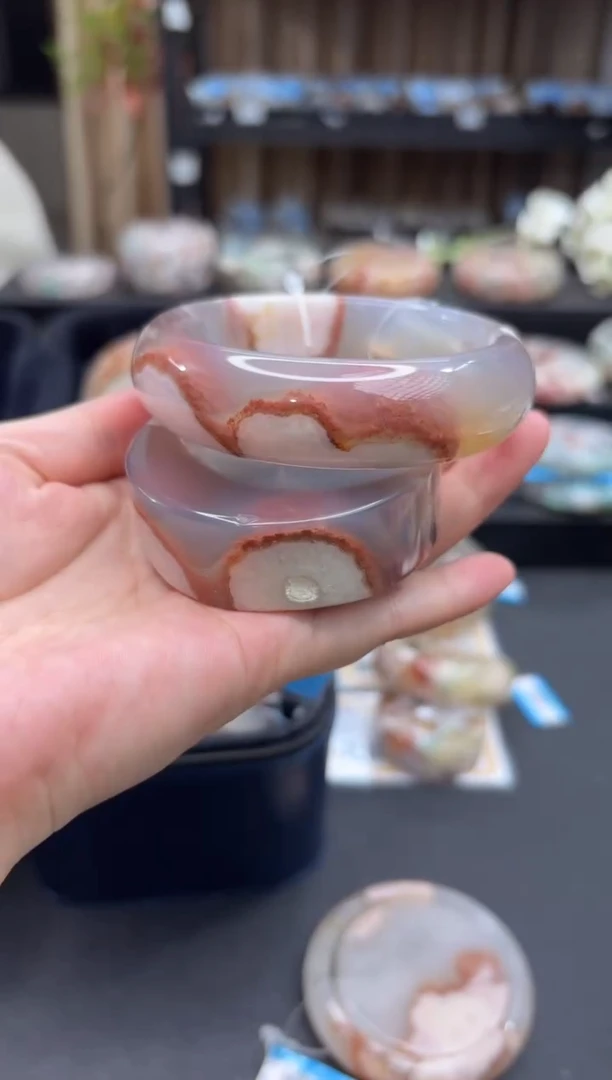 未镶嵌手镯石英质玉192(62圈赠送镯心)