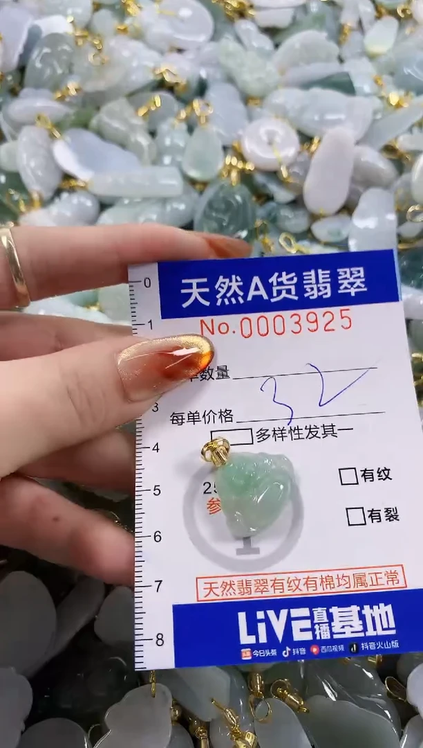 颈饰未镶嵌翡翠天然A货翡翠