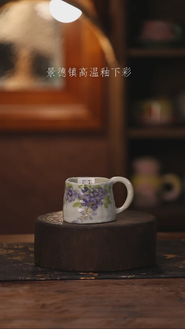 陶瓷景德镇高温釉下手绘陶瓷080