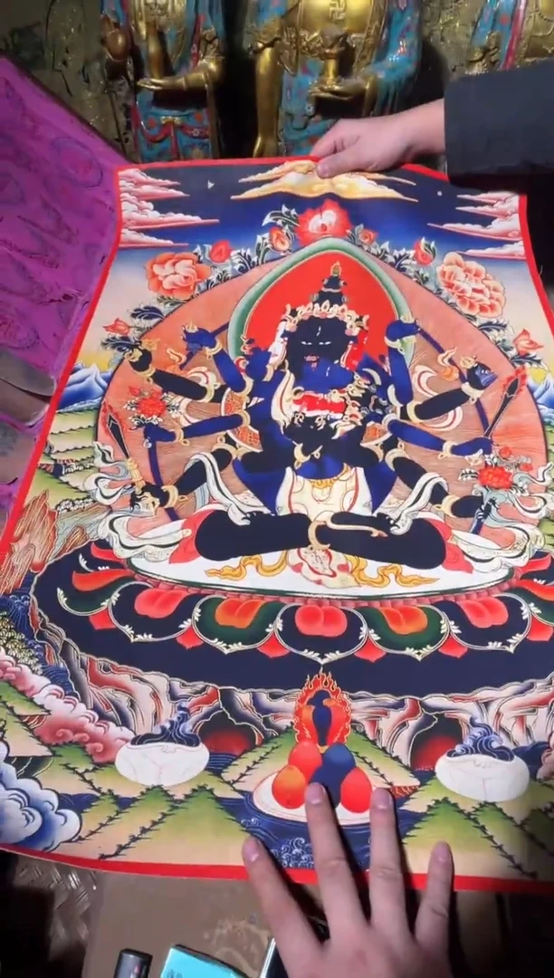 卷轴画东东唐卡tk16