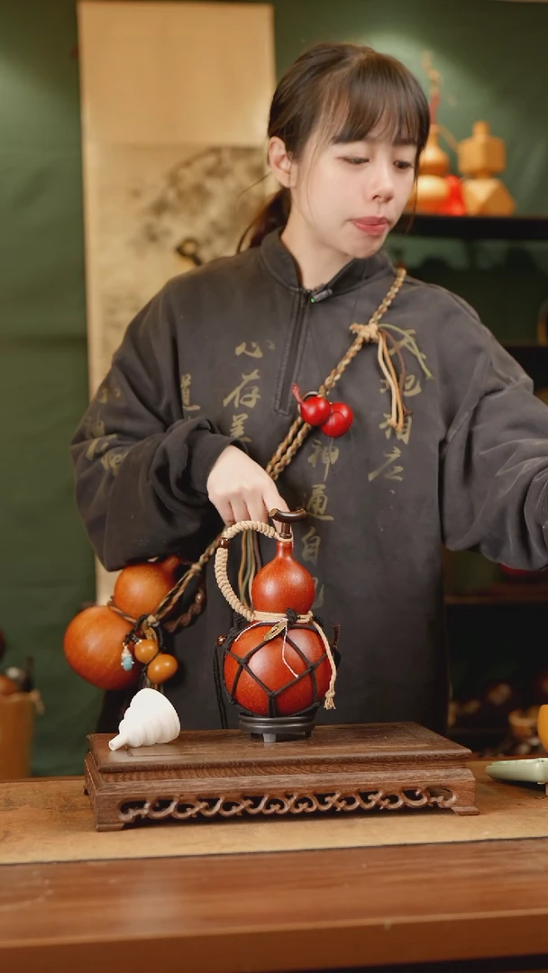 11号精品天然大漆酒葫芦一物一拍~