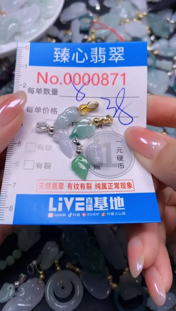 颈饰未镶嵌翡翠871