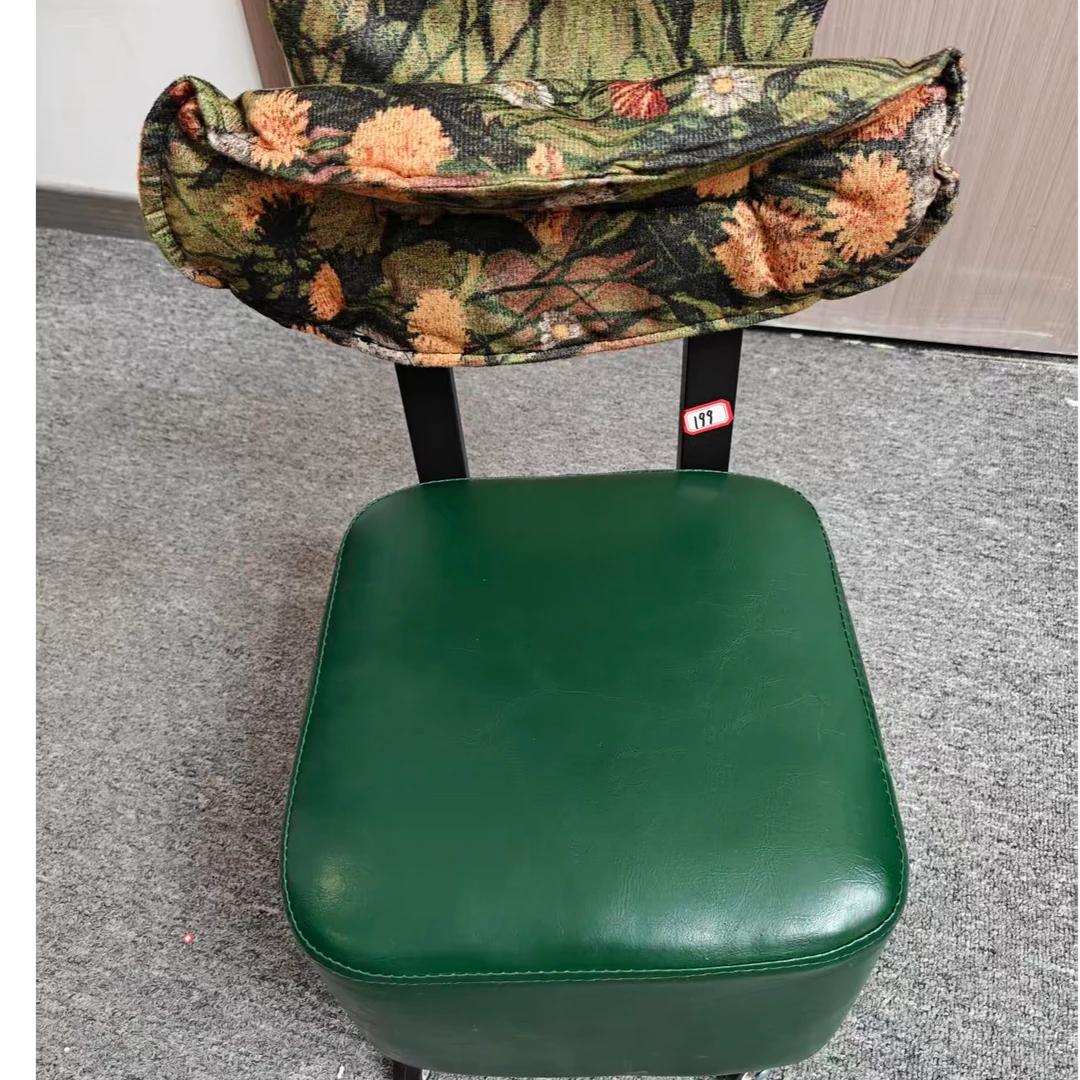 轻奢单人详情如图书椅靠背椅北欧餐椅家用白色餐桌凳