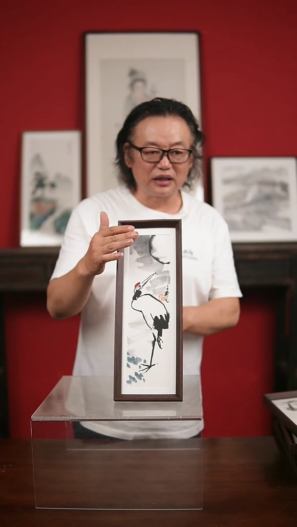 国画手写手绘-15*42摆台