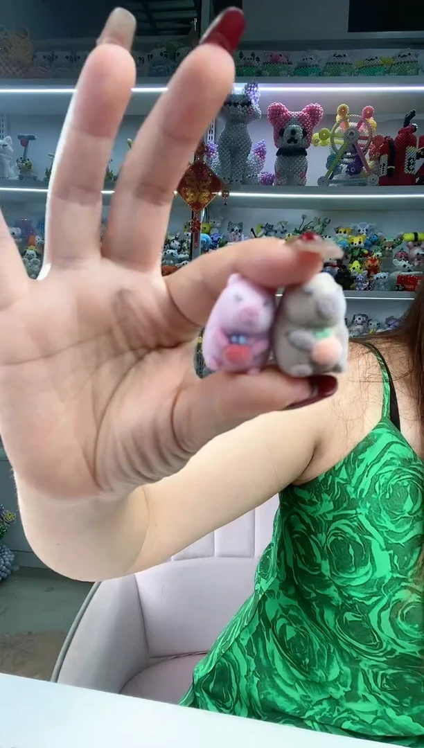 玻璃2003植绒卡皮巴拉颜色混发2个