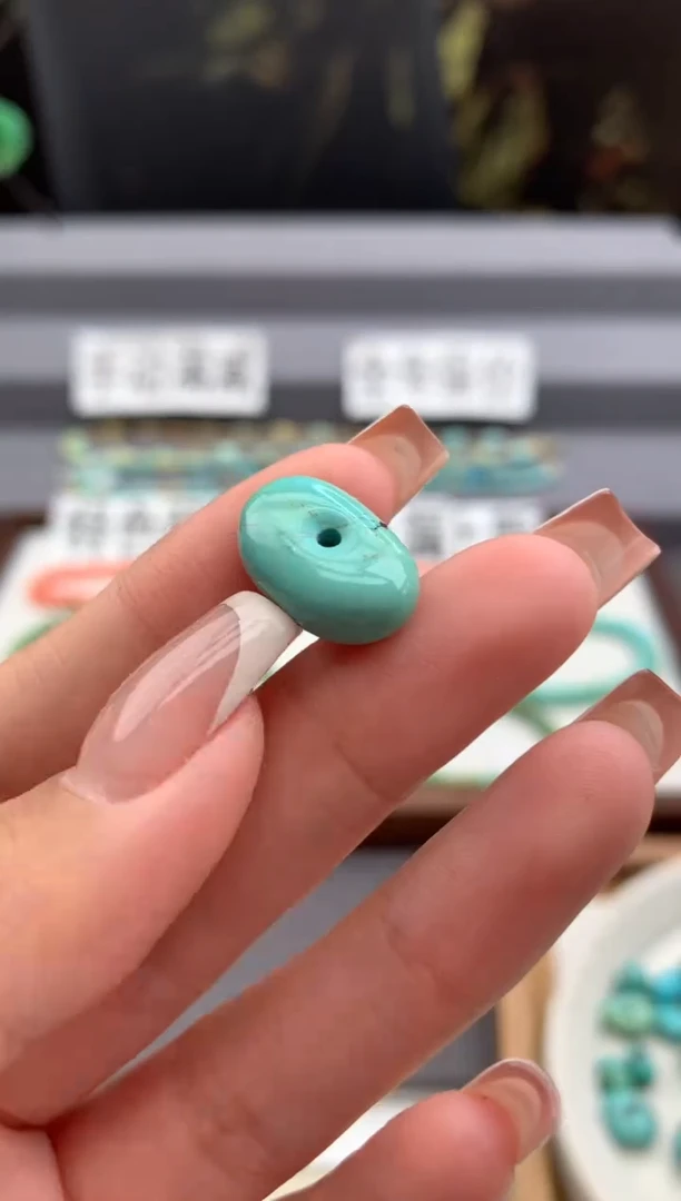 未镶嵌绿松石单珠顺.R46