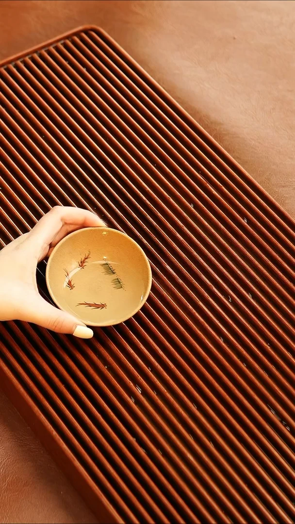 茶壶紫砂精工泥绘普洱杯002