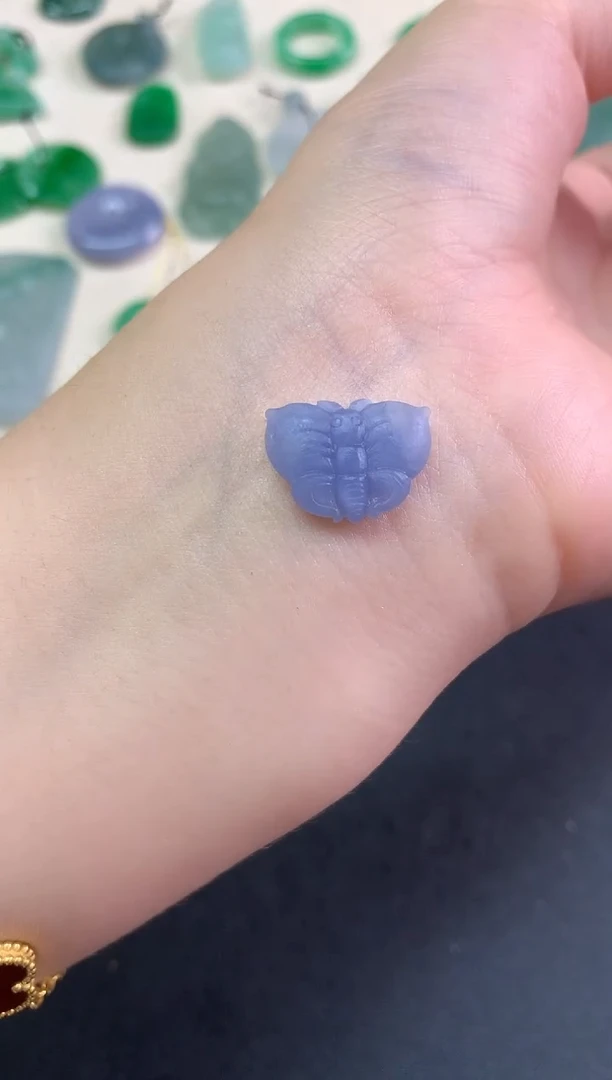 未镶嵌定制翡翠毛货裸石|1380