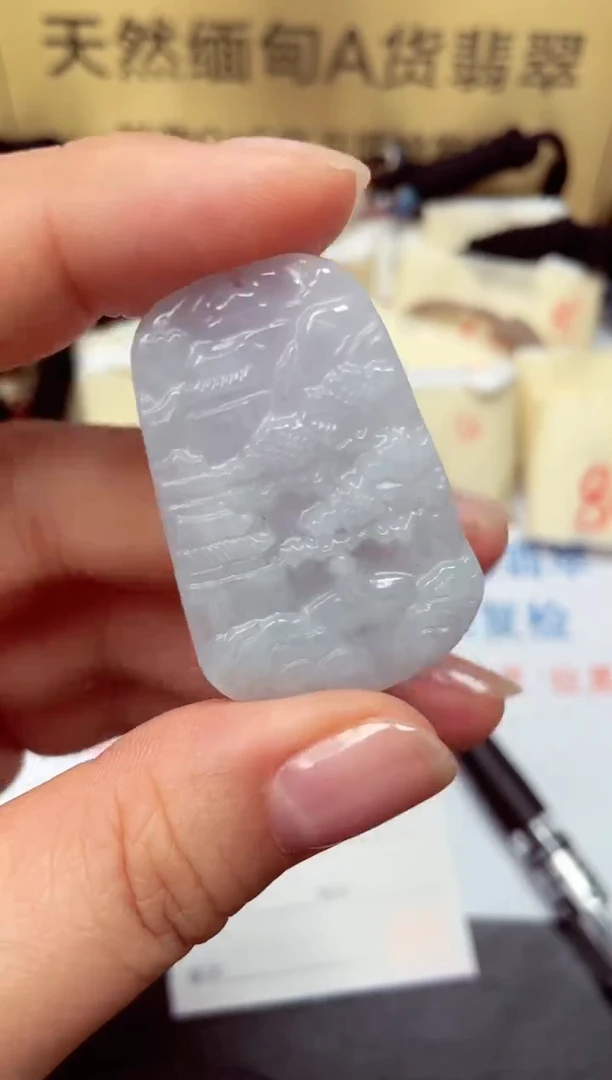 颈饰未镶嵌翡翠天然缅甸翡翠A货