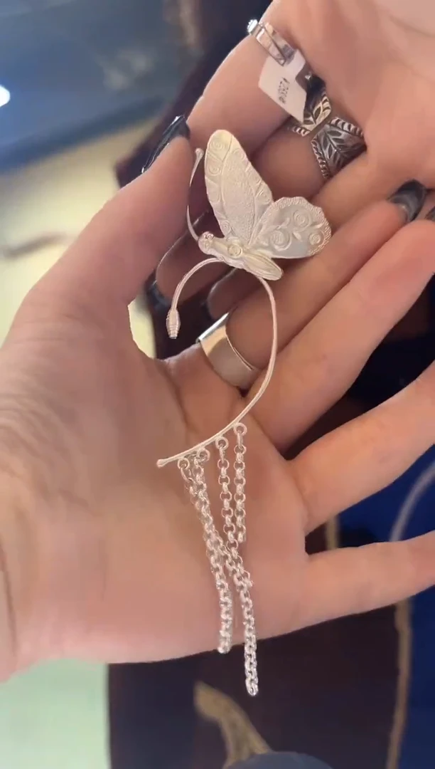 无925银宝***V耳饰