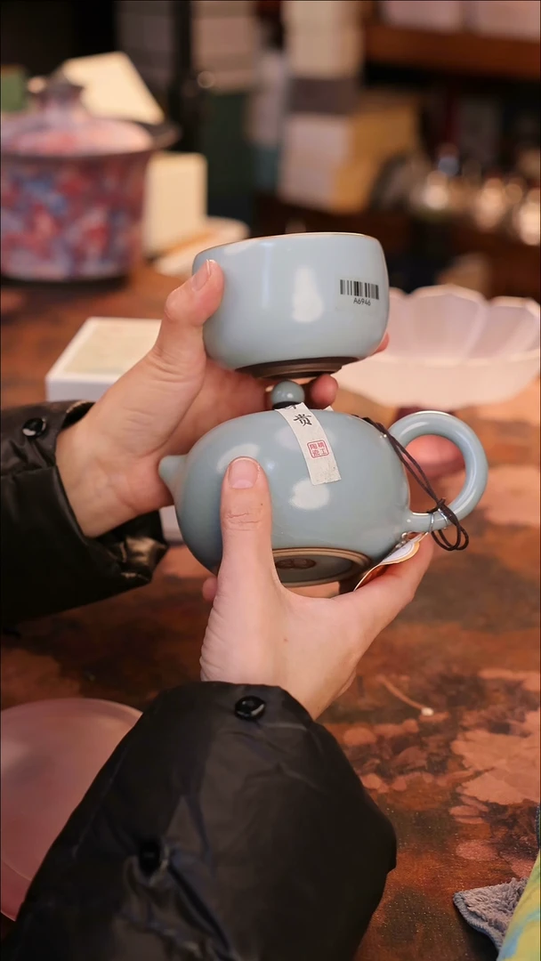 【闪购商品】陶瓷茶具（无礼盒无茶盘）@@A6613