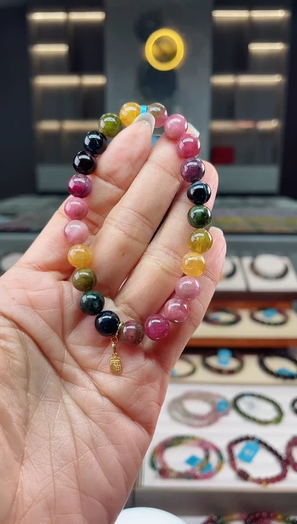 【闪购商品】碧玺单圈手串未镶嵌（多样性发一条）Q