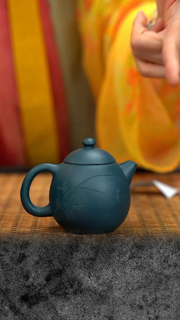 茶壶紫砂紫砂 宜兴紫砂 ZB 龙蛋 绿泥