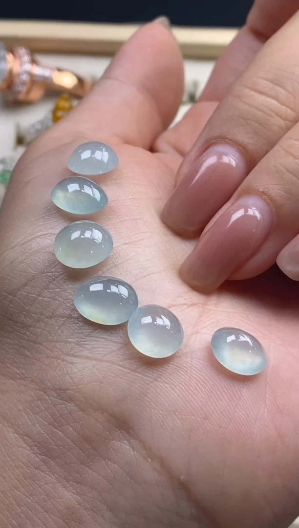 翡翠散珠天然翡翠裸石蛋面37