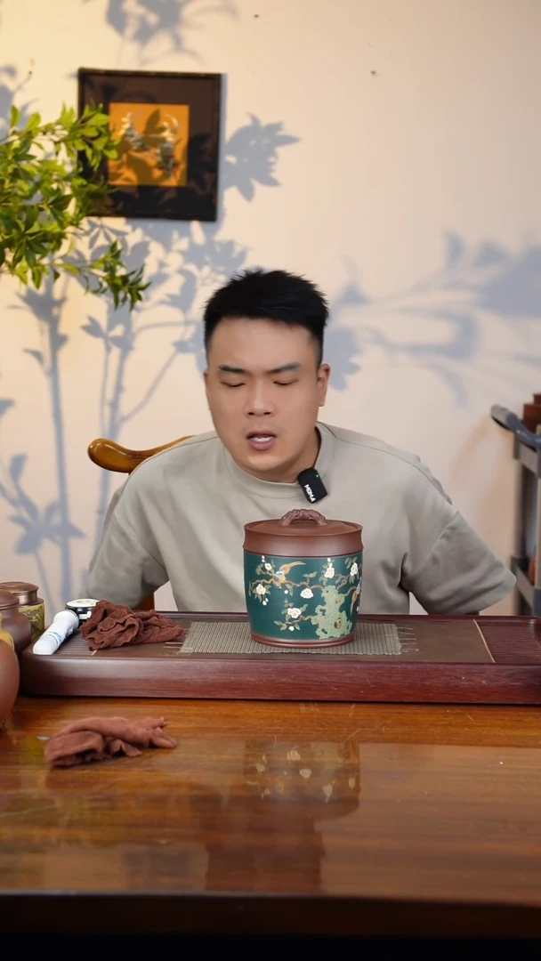 宜兴原矿紫砂茶叶罐