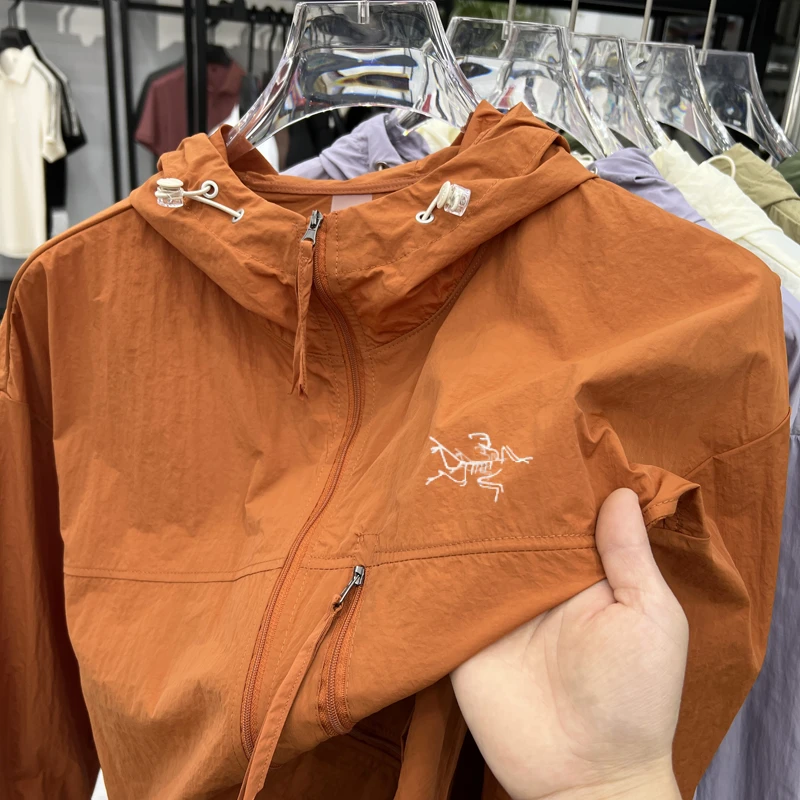 夏季2025新款鸟家户外休闲透气连帽外套防紫外线男女同款衣