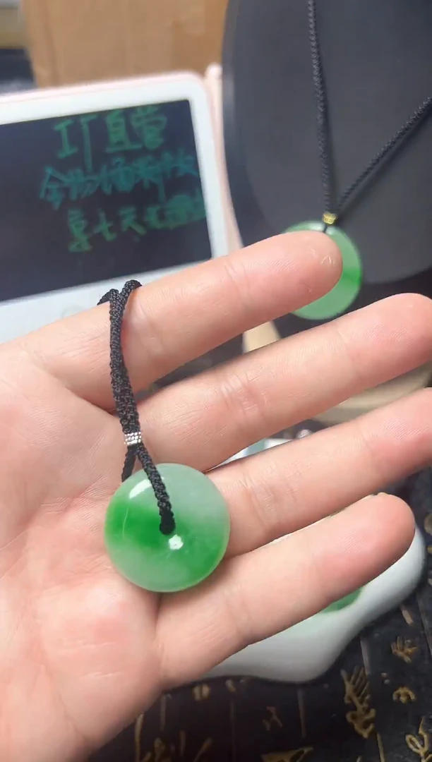 颈饰未镶嵌翡翠所见即所得，一图一物