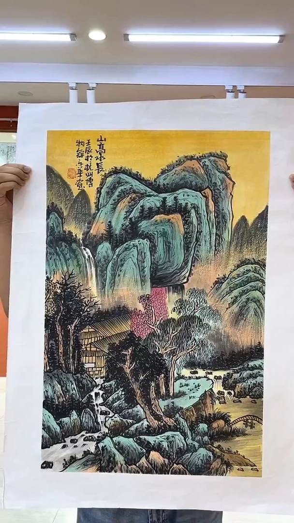 国画郑乐华手绘绘画作品12-8
