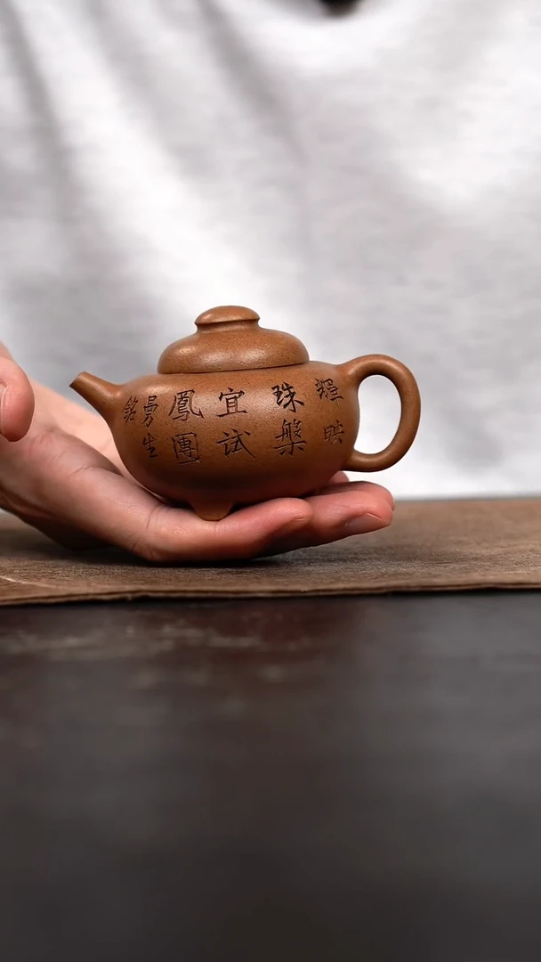 茶壶紫砂原矿手工壶100CC