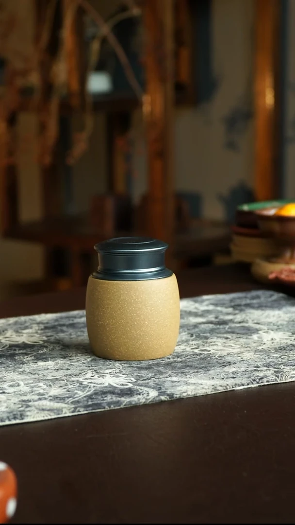 茶杯紫砂6号 新品特价茶叶罐 宜兴紫砂原矿作品