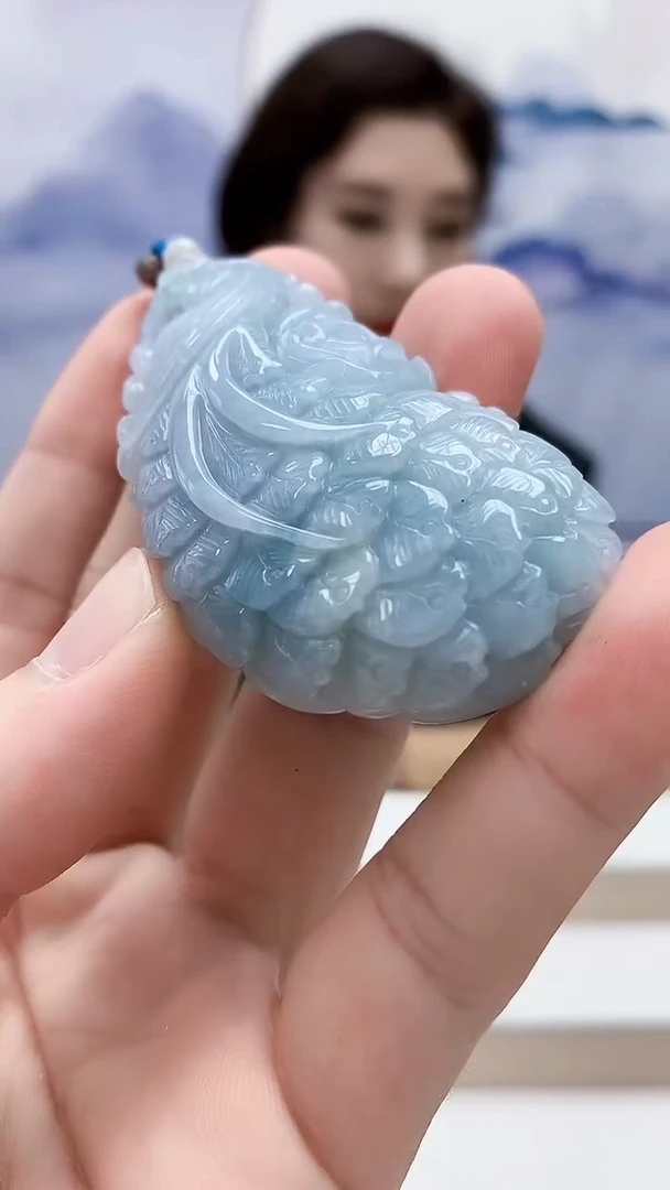 未镶嵌定制翡翠4829bb-毛货挂件20